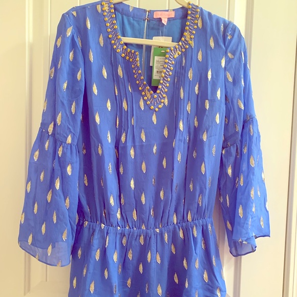 Lilly Pulitzer size S Arielle Silk Romper - Picture 1 of 4